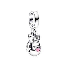 BEEUVIP Women's Life of Animals Charm Pendant for Bracelet 925 Sterling Silver Birthstone Charms Beads Fits Bracelet, Silver, Cubic Zirconia