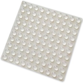 Anti-slip Rubber Foot Cushion (100 Grain / 9.5 x 3.7 mm / 9.5 x 3.7 mm) Hemispherical Shape Cushion, Soft Cushion, Noise Reducing Cushion, Round Rubber Cushion, Furniture Cushion, Anti-Scratch