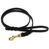 Ray Allen Mfg Signature K9 Braided Leather Leash, 4-Feet x