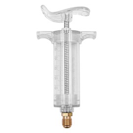 CENPEK Oil Injector Tool 30ml Air Conditioning Injector Tool with 1/4 Inch Connector Blue Dye Oil Injector Auto Air Conditioning Adapter