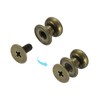 uxcell 4/5/6/7/8mm Ball Head Stud Rivets Screw Back, 50Pack Round