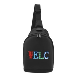 LED Display Fanny Pack Programmable Screen Anime Backpack Bluetooth USB Power Supply Waterproof Pixel Fashion Sling Bag
