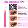 Fluffy Eyelash Extension Kit Thick Cluster Lashes Mink 9-16MM CC