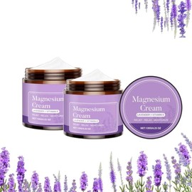 Crema Nocturna De Magnesio Para Piernas Y Pies, Mantequilla De Magnesio Para Dormir Con Aceite Esencial De Lavanda Para Atractivo