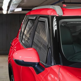 Voron Glass in-Channel Extra Durable Rain Guards for Mitsubishi Outlander 2022-2025, Window Deflectors, Vent Window Visors, 4 Pieces - 200859