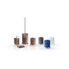 Gedy Antares portacepillos, Resin, Brown, 6.2 x 8 x 11.7