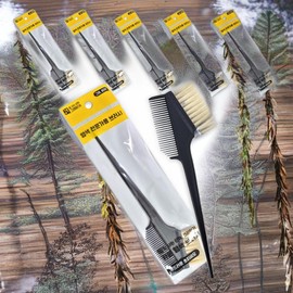 Greiger dyeing shampoo hair treatment perm brush ultra-fine bristle carbon dyeing brush 6 mixed colors / 그레이거 염색샴푸 헤어트리트먼트 파마용브러시 초극세모 카본 염색솔 혼합 색상 6개