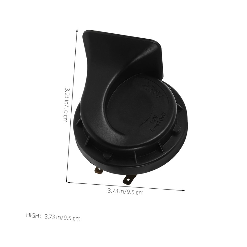 Mobestech Motorcycle Horns Loudest 12v Snail Horn for Car Bike