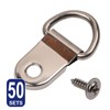 Picture Frame Wall Hooks, D-Ring Hangers Photo Hanging with Screws,