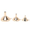 5 Pcs Funnel Set Stainless Steel Gold Plating Wide Mouth