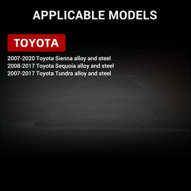 CARORAV TPMS Sensor Toyota, 4-Pack Tire Pressure Monitoring System Sensor TPMS fit for 08-17 Toyota Sequoia,07-20 Toyota Sienna, 07-17 Toyota Tundra Replaces#42607-0C070