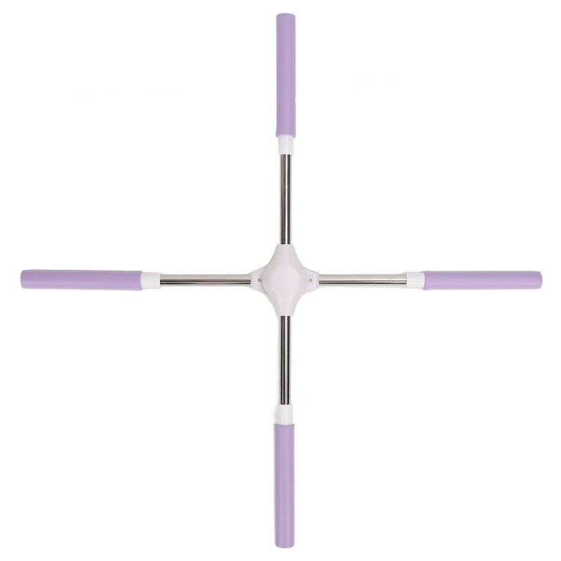 Yoga Pranayama Stick Purple Stainless Steel Correct Hunchback Open Shoulder