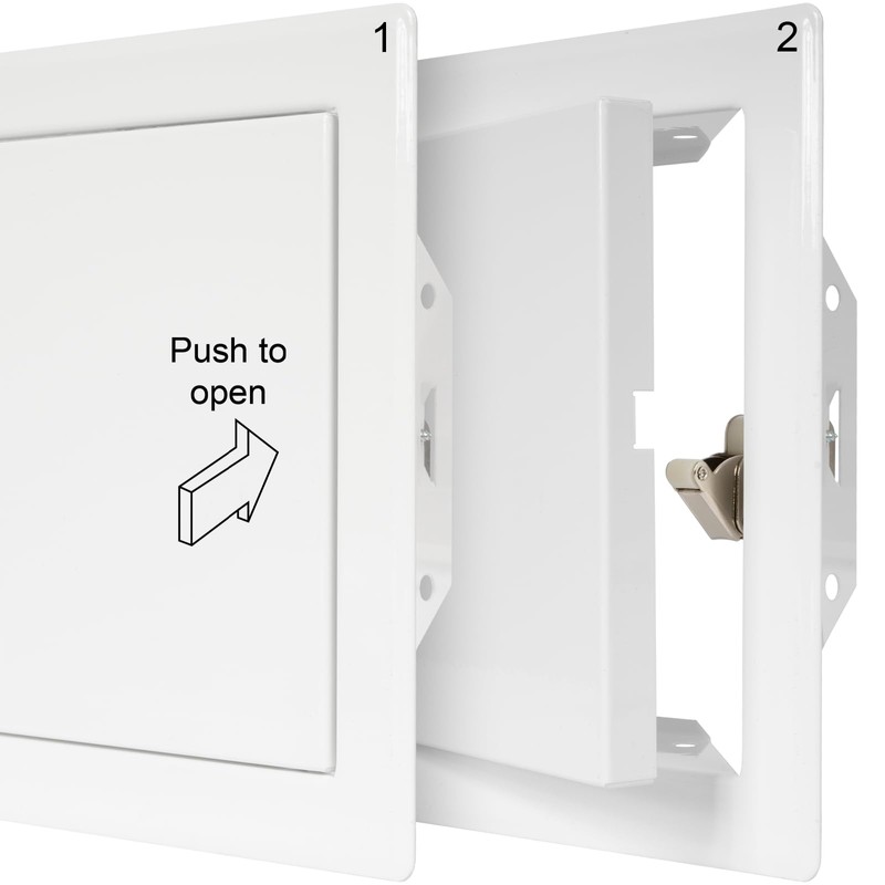 Vent Systems 6'' x 6'' Inch White Metal Access Panel