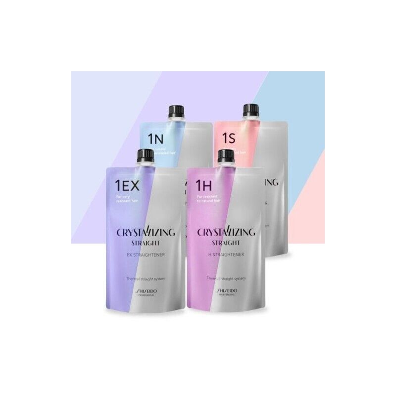 Shiseido Crystallizing Hair Straightener 1N + Neutralizer 400g & PROMOTION