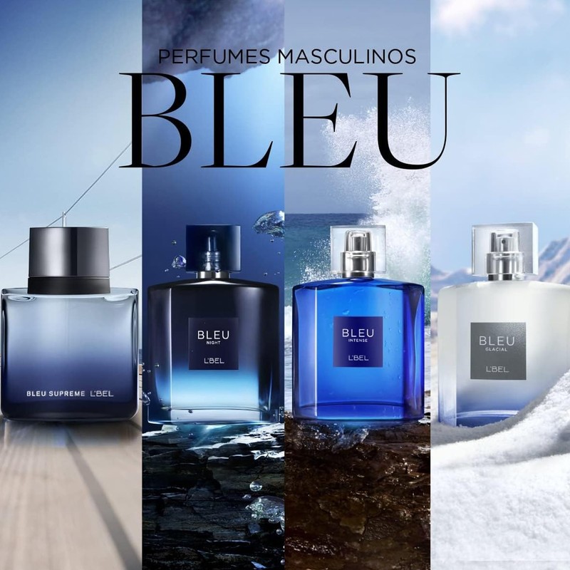 L'Bel - Bleu Supreme Perfume for Men Long Lasting 90