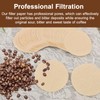 600pcs Unbleached Coffee Filter Papers,6.4cm Coffee Filters Round Replacement Compatible