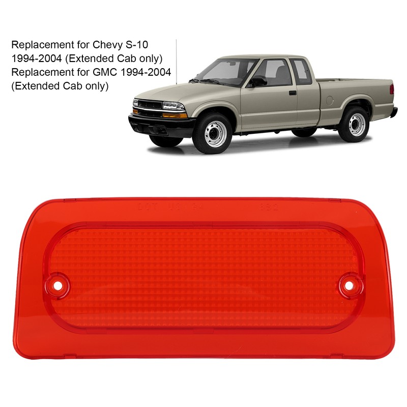 3rd Brake Light Lens Cover Car Exterior Accessory Replacement for
