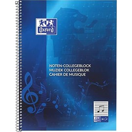 Oxford 384405014/100050345 Notepad DIN A4+, Line Style 14, 50 Sheets