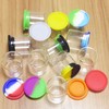 KUVIS 15ml Silicone Glass Wax Containers Airtight with Silicone Lid