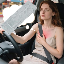 RoamReady Seat Belt Pillow Post Surgery for Mastectomy and Heart Surgery, Mastectomy Recovery Supplies, Heart Operation Recovery Support Cushion for Chest Chemo Port, Recovering Gifts(Super Soft)