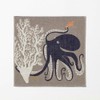 moritaMiW Triple Gauze Handkerchief, Hankachi, Deep Sea Dance Octopus