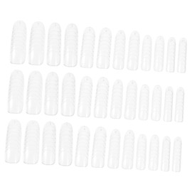 Baluue 120 Pcs Boxed Long Artificial Nails Creative Non-toxic Traceless Press-on Nails for Nail Design