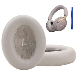 Ear Cushions for Bose QuietComfort Ultra Headphones, Replacement Ear Pads with Upgraded Memory Foam& Comfortable Protein Leather (Sandstone)
