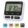 Digital Kitchen Timer with Mute/Loud Alarm Switch ON/Off Switch, 12