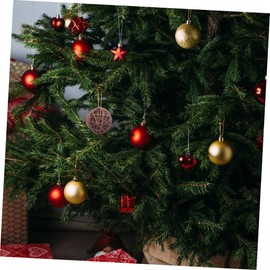 CORHAD 15pcs Brown Wicker Rattan Ball DIY Craft Decorative Vine Pendants Creative Hanging Orbs for Kindergarten Hotel Bar Home Decor