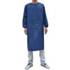 UE STORE Adults Long Sleeve Cooking Kitchen Apron Waterproof Butcher