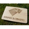 Game of Thrones Gift Wooden Chopping Cutting Cheese Board Dinner
