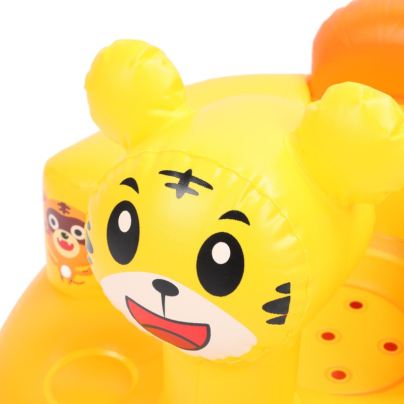 Inflatable Toddler Chair Cartoon Animal Skin Friendly PVC Soft High