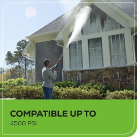 Greenworks Replacement Metal Spray Gun (4500 PSI Max), M22 x 14mm high pressure hose connection