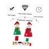 jojofuny Fridge Handle Covers Christmas Theme 3 Pack Snowman Pattern