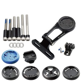 [Wreckmount] DEDAVINCIα + GP] Deda [Vinci Shredless DCR Stem] Type α Combo Mount [Compatible with 10 Brand Model] [DEDAVINCIα + GP] Compatible with Garmin Cat Eye Pioneer Leather in Wahoo Brighton Giant Explorer Sigma Polar Gopro HERO
