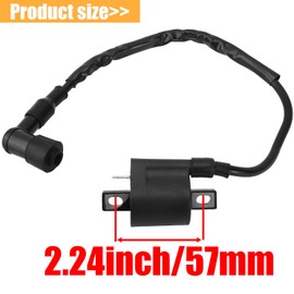 LIYYDS Ignition Coil Compatible with Kawasaki KDX80 KDX200 KX60 KX65 KX80 KX85 KX100 KX125 KX250 Big Wheel CG CG125 CG150 CG200 CG250 Go Kart ATV Dirt Bike