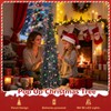 5FT Pop Up Christmas Tree with 90 LED Lights, Collapsible