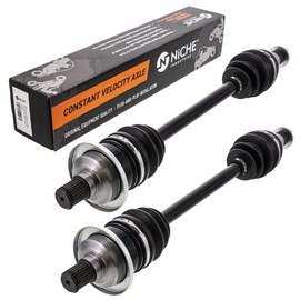 NICHE Rear CV Axle Half Drive Shaft for Arctic Cat 400 450 500 550 650 700 1000 Thunder Cat H2 1502-938 1502-798 1502-343 0502-811 2 Pack