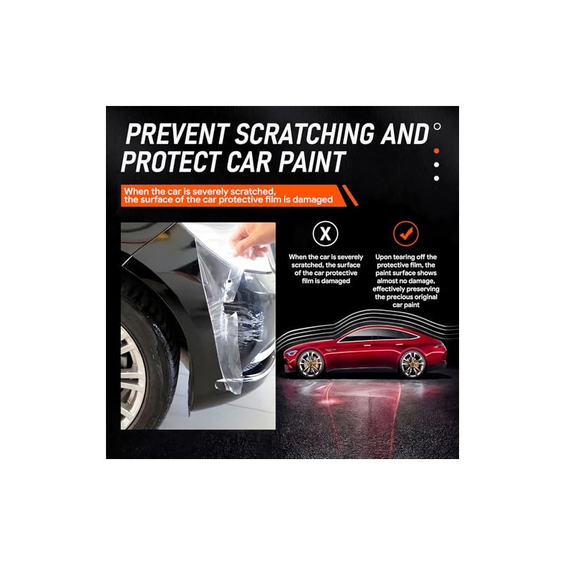 Hydrophobic Clear Paint Protection Film - Self Healing Car Wrap