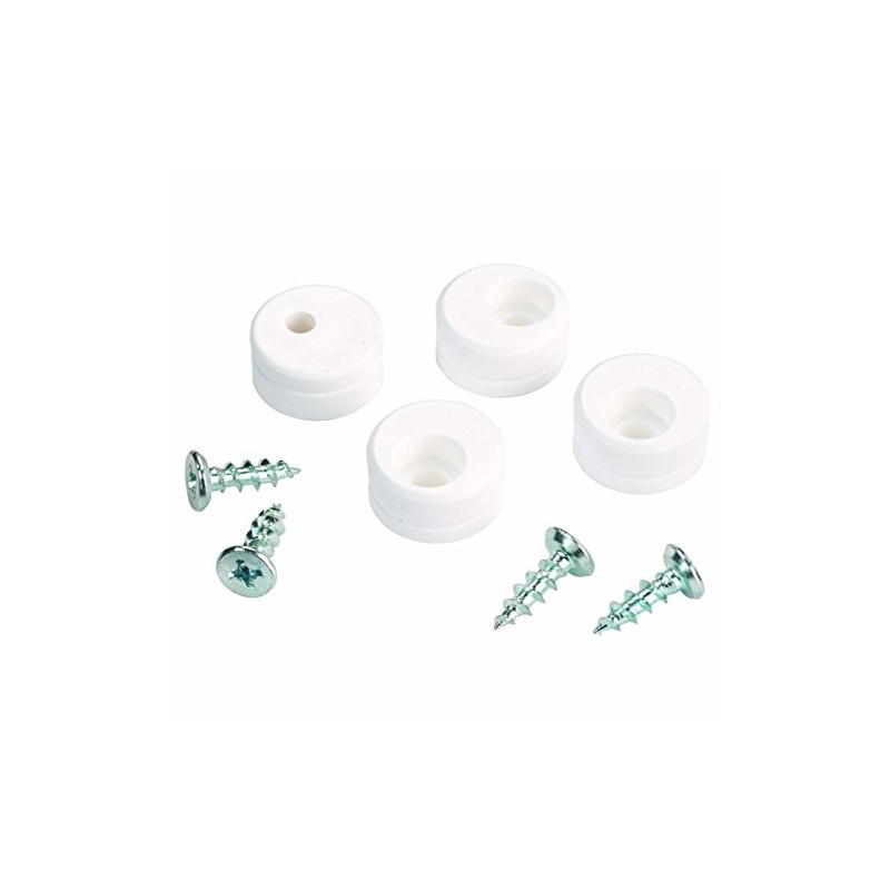 FastCap Euro Door Stops for Inset Doors, White