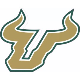 USF BULLS Inspired Full Size Football Helmet Decal