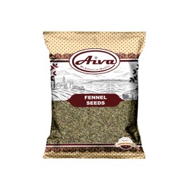 AIVA Fennel Seeds Whole (Indian Saunf Whole) Indian Origin | All Natural, Salt-Free | Vegan | No Colors | NON-GMO - (400gm (14 oz))
