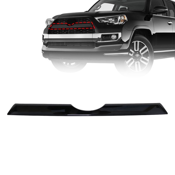 SecosAutoparts Glossy Black Front Middle Grille Inserts Compatible with Toyota