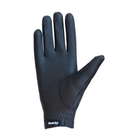 Roeckl Sports equestrian gloves ROECK-GRIP LITE, summer riding glove, black 10.5