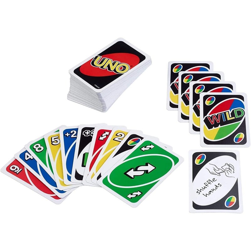 Mattel Uno, Flip, Blink and Phase 10 Card Game, Combo