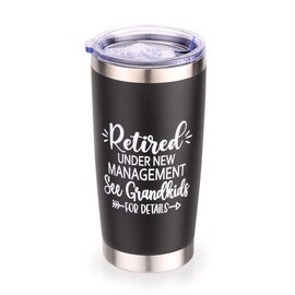 20oz Tumbler with Straws Lids, Funny Retirement Gift Tumbler,Retirement Weekly Schedule Tumbler for Men Dad,Inspiration Work Gifts for Coworkers, Birthday, See Grandkids