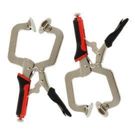 Monster & Master 9" C-clamp Locking Plier with Swivel Pads, 2-Piece, MM-CP-002x2