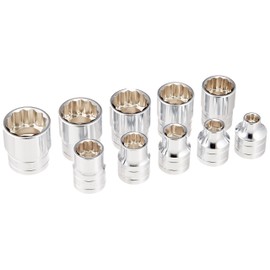 Kyoto Machine Tools (KTC) TB410XE Socket Set, Insertion Angle: 0.5 inches (12.7 mm), Set of 10