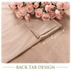 StangH 84 inches Beige Blush Velvet Curtains Farmhouse Decor for