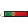 Llavero de la bandera de Portugal, 100% bordado